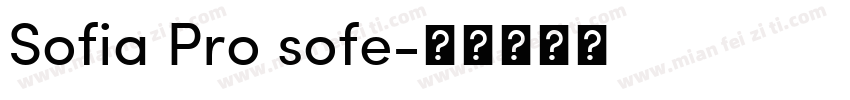 Sofia Pro sofe字体转换